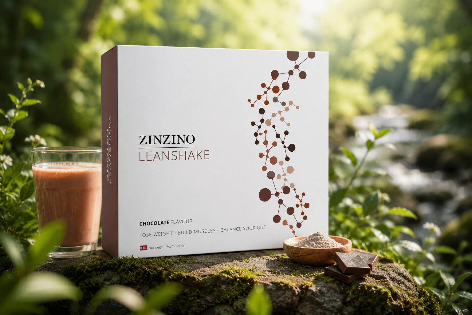 LeanShake Chocolate – Shake protéiné Zinzino
